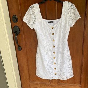 Abercrombie button up whi